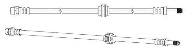 CEF 512594 Гальмівний шланг