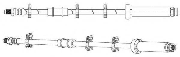 CEF 512815 Гальмівний шланг