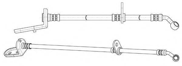 CEF 512853 Гальмівний шланг