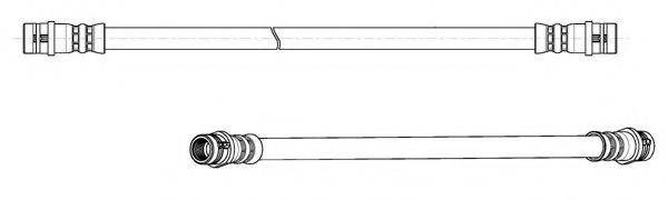 CEF 512862 Гальмівний шланг