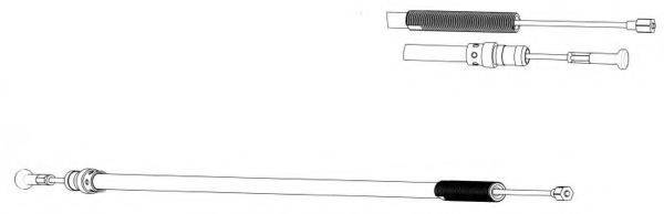 CEF CT01102 Трос, управління зчепленням