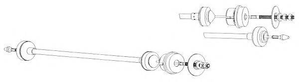 CEF CT01137 Трос, управління зчепленням