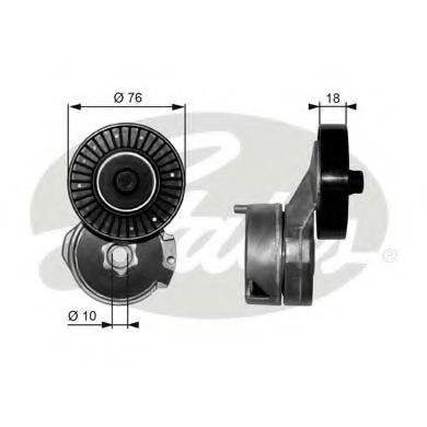 GATES T39063 Натяжний ролик, полікліновий ремінь
