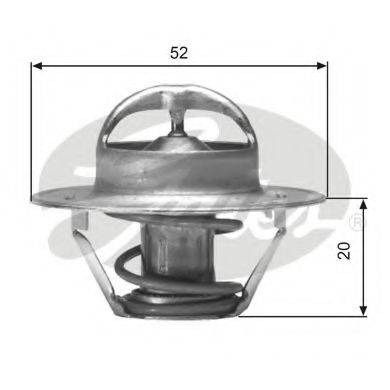 GATES TH00582G1 Термостат, охолоджуюча рідина