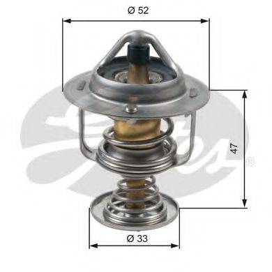 GATES TH30580G1 Термостат, охолоджуюча рідина