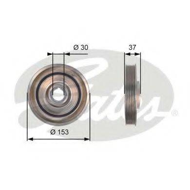 GATES TVD1090 Ремінний шків, колінчастий вал