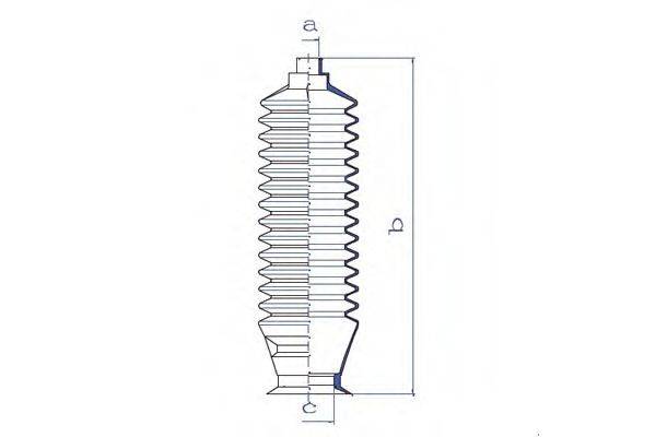 DA SILVA K5136 Пильовик, рульове управління