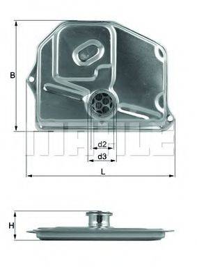 KNECHT HX47 Гідрофільтр, автоматична коробка передач