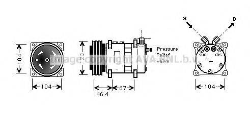 PRASCO CNK210 Компресор, кондиціонер