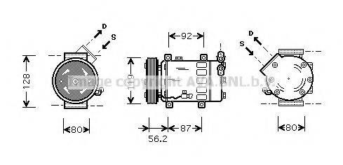 PRASCO CNK214 Компресор, кондиціонер