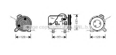 PRASCO DNK003 Компресор, кондиціонер