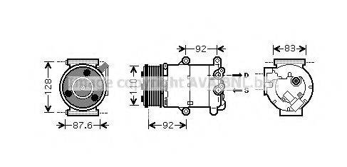 PRASCO FDK430 Компресор, кондиціонер