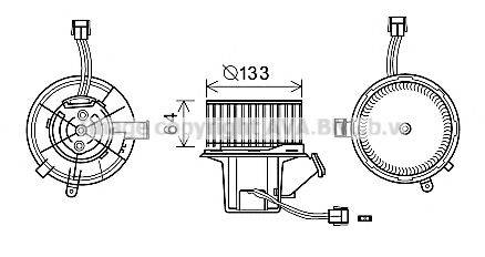 PRASCO MS8640 Електродвигун, вентиляція салону