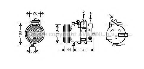 PRASCO MSK401 Компресор, кондиціонер