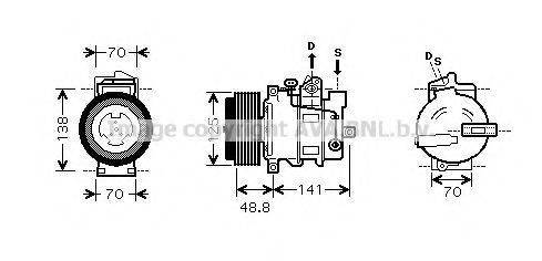 PRASCO MSK426 Компресор, кондиціонер