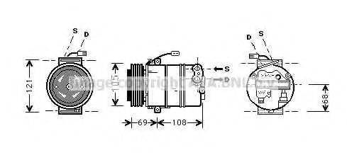 PRASCO OLK373 Компресор, кондиціонер