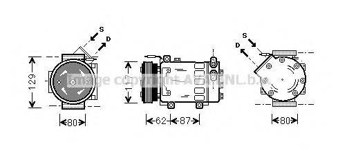 PRASCO RTK076 Компресор, кондиціонер