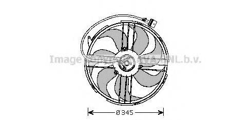 PRASCO VW7512 Вентилятор, охолодження двигуна