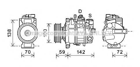 PRASCO AIK388 Компресор, кондиціонер