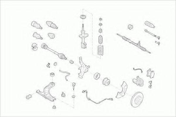 LEMFORDER VWPASSAFL014 Рульове управління; Підвіска колеса