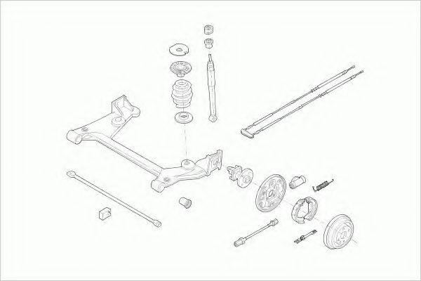 LEMFORDER OPELASTRARL002 Рульове управління; Підвіска колеса