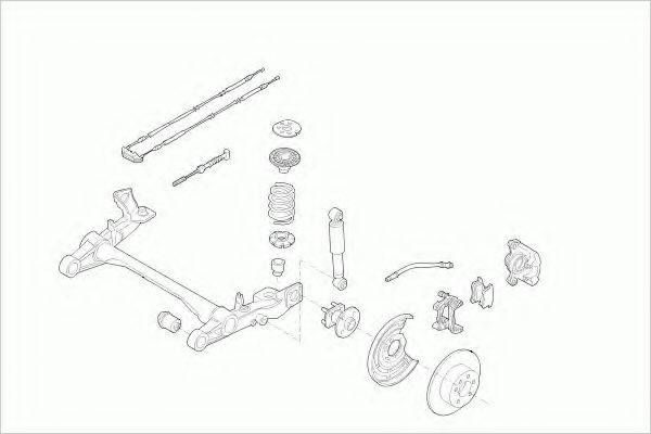 LEMFORDER OPELZAFIRRL002 Рульове управління; Підвіска колеса