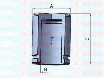 AUTOFREN SEINSA D025279 Поршень, корпус скоби гальма