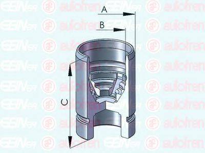 AUTOFREN SEINSA D025522 Поршень, корпус скоби гальма