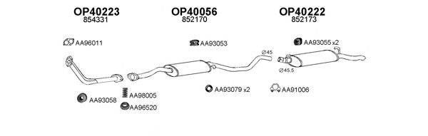 VENEPORTE 400193 Система випуску ОГ