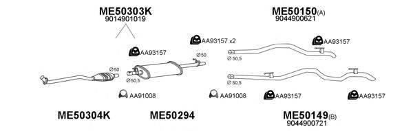 VENEPORTE 500131 Система випуску ОГ