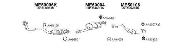 VENEPORTE 500190 Система випуску ОГ