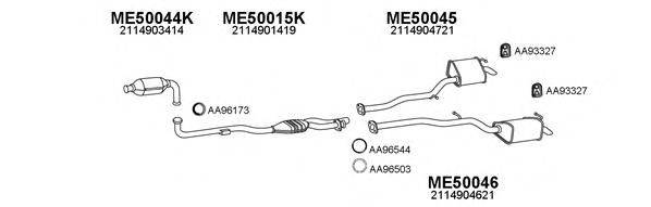 VENEPORTE 500228 Система випуску ОГ