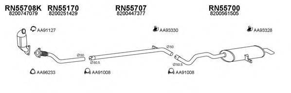 VENEPORTE 550501 Система випуску ОГ