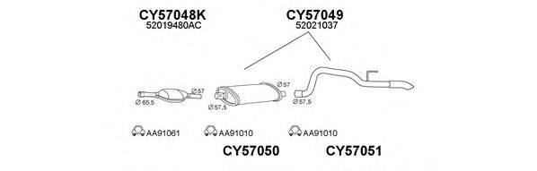 VENEPORTE 570506 Система випуску ОГ