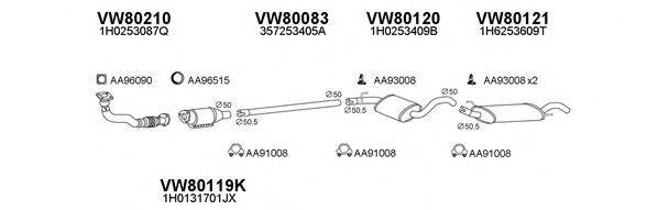 VENEPORTE 800057 Система випуску ОГ