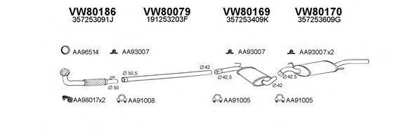 VENEPORTE 800145 Система випуску ОГ