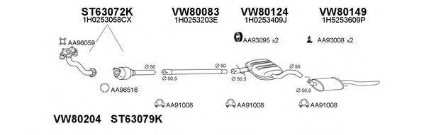 VENEPORTE 800228 Система випуску ОГ