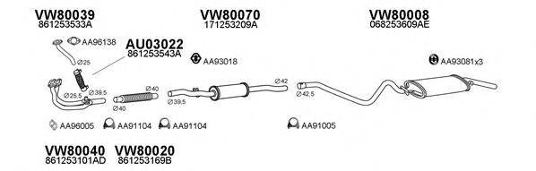 VENEPORTE 800234 Система випуску ОГ