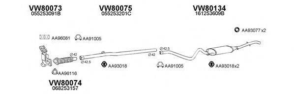 VENEPORTE 800238 Система випуску ОГ