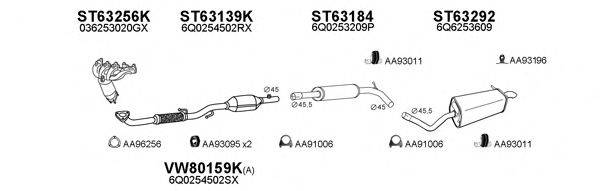 VENEPORTE 800311 Система випуску ОГ