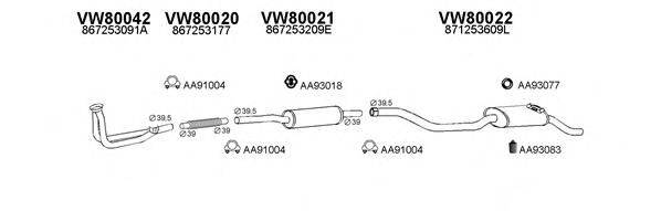 VENEPORTE 800329 Система випуску ОГ