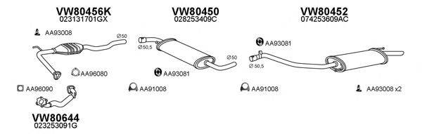 VENEPORTE 800389 Система випуску ОГ