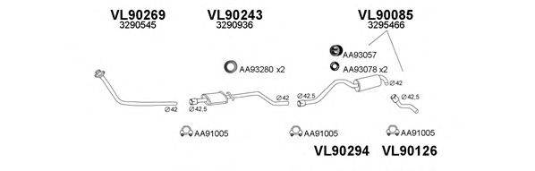 VENEPORTE 900139 Система випуску ОГ