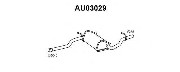 VENEPORTE AU03029 Передглушувач вихлопних газів