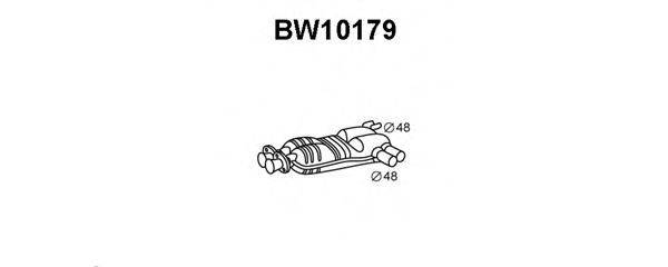 VENEPORTE BW10179 Середній глушник вихлопних газів