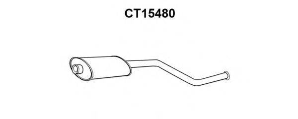 VENEPORTE CT15480 Передглушувач вихлопних газів