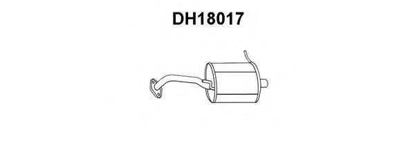 VENEPORTE DH18017 Глушник вихлопних газів кінцевий