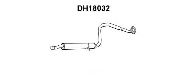 VENEPORTE DH18032 Середній глушник вихлопних газів