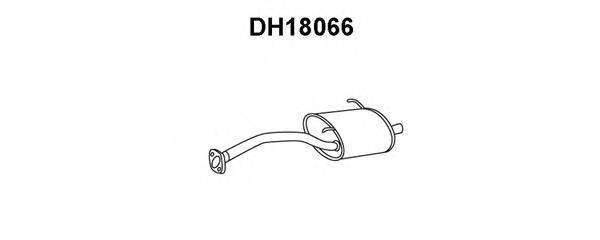 VENEPORTE DH18066 Глушник вихлопних газів кінцевий