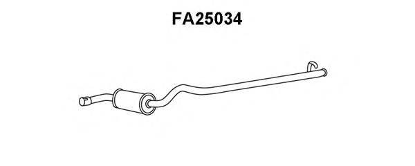 VENEPORTE FA25034 Глушник вихлопних газів кінцевий